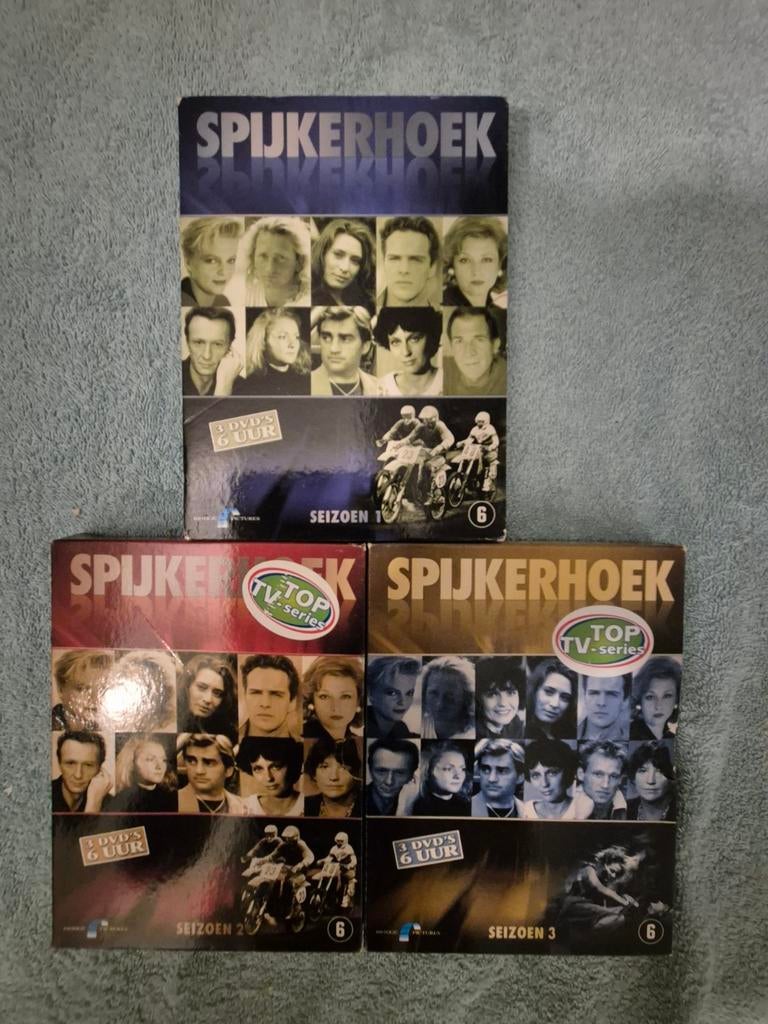 Spijkerhoek DVD Boxsets Seizoen 1, 2 & 3 - Complete Serie, Cd's en Dvd's, Dvd's | Tv en Series, Gebruikt, Boxset, Drama, Ophalen of Verzenden