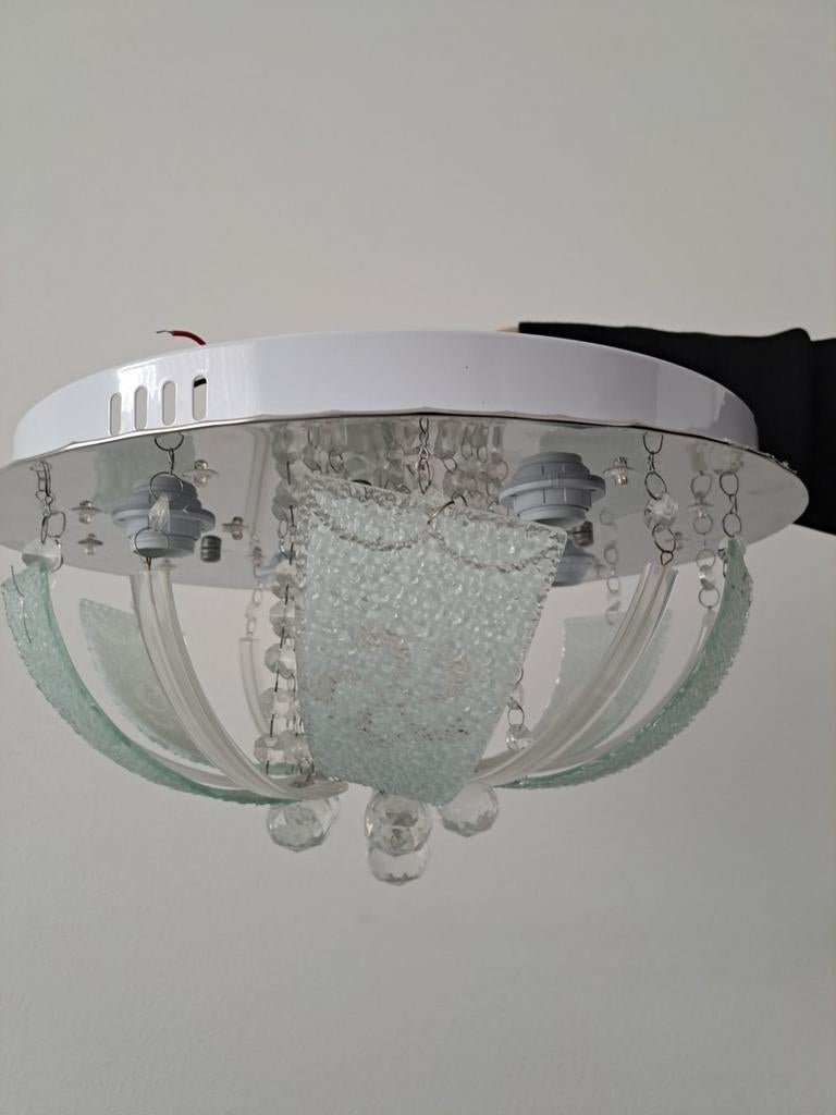 Led lamp voor woonkamer met 2 afstandsbediening, Huis en Inrichting, Lampen | Kroonluchters, Ophalen of Verzenden, Zo goed als nieuw