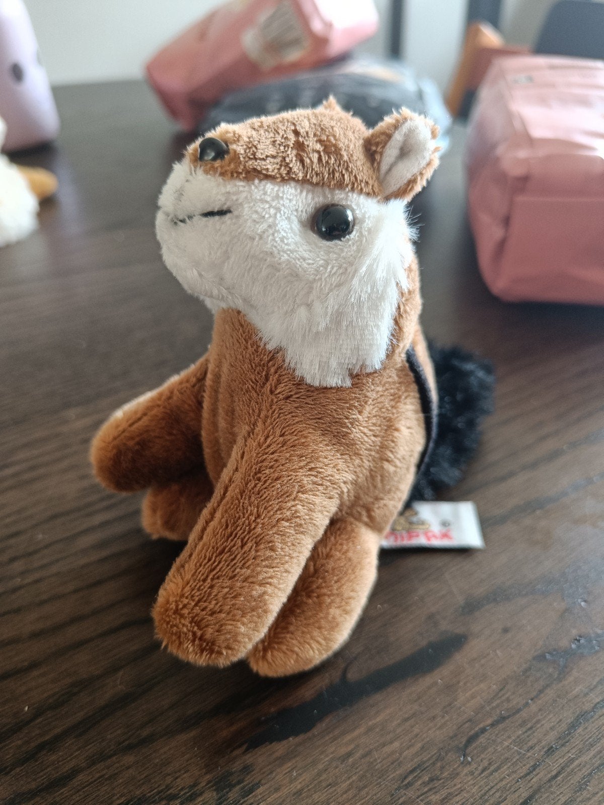 Eekhoorn knuffel - ongebruikt - Unipak, Overige merken, Overige typen, Ophalen of Verzenden, Klein (minder dan 20 cm)
