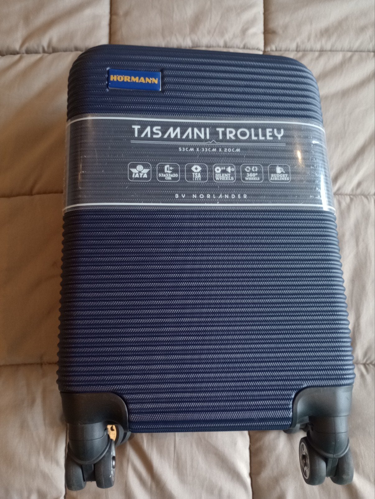 Norländer Tasmani trolley 53x33x20, Sieraden, Tassen en Uiterlijk, Ophalen, Uitschuifbare handgreep, 50 tot 60 cm, Hard kunststof