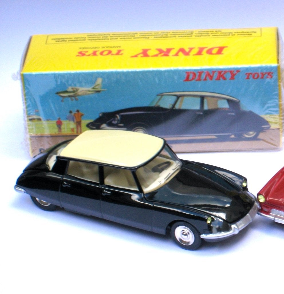 Citroen DS 19 zwart kerstuitgave Atlas Dinky toys LTD 1:43, Hobby en Vrije tijd, Ophalen of Verzenden, Nieuw, Auto, Dinky Toys