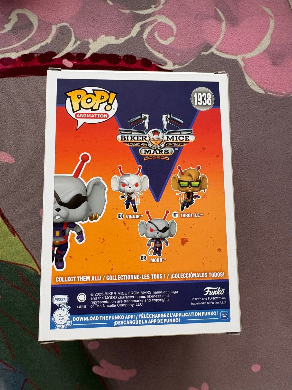 Funko Pop! Animation Biker Mice From Mars Modo #1938, Verzamelen, Poppetjes en Figuurtjes, Funko Europe, Supportmea@funko.com