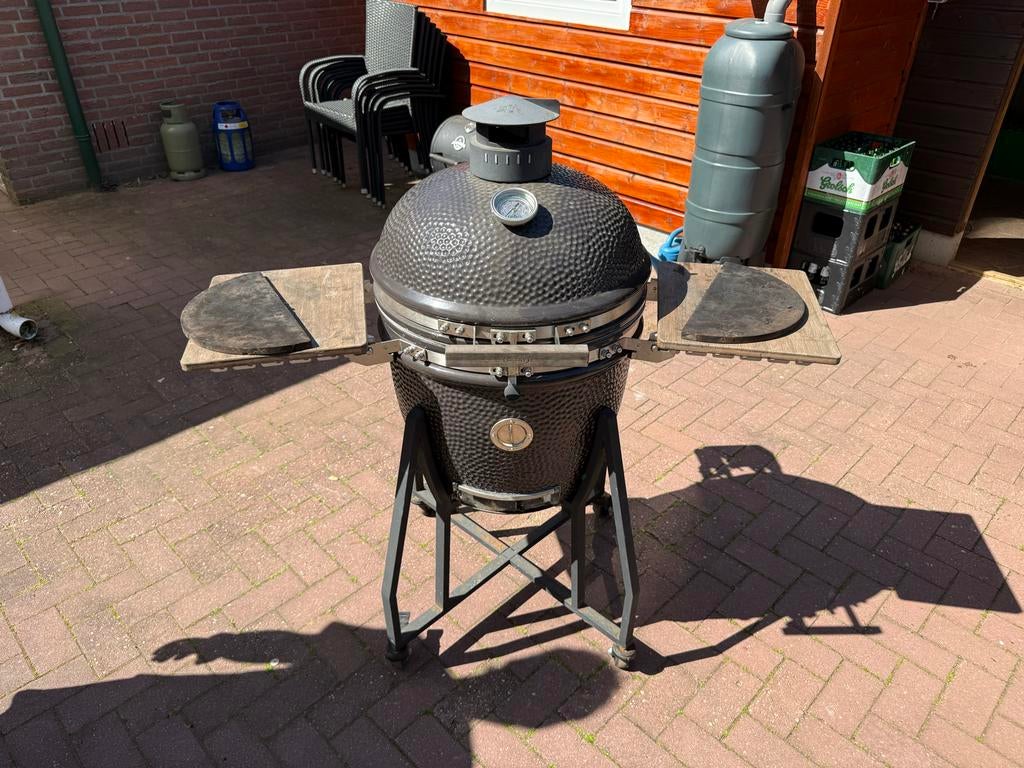 Grizly Kamado BBQ - Perfect voor de zomer! 46cm grilopervlak, Tuin en Terras, Barbecue-accessoires, Gebruikt, Ophalen