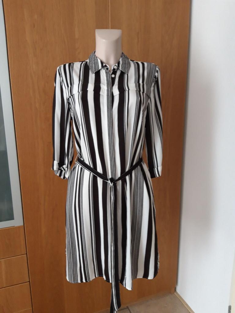 Eksept blouse zwart wit streep maat M nieuw met kaartje, Maat 38/40 (M), Zwart, Nieuw, Ophalen of Verzenden