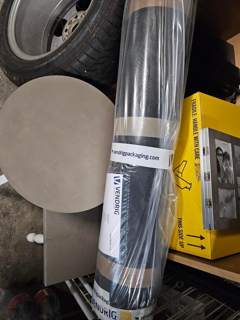 Zwarte loper 100 cm breed, per strekkende meter, Huis en Inrichting, Stoffering | Tapijten en Kleden, Ophalen, Zwart, 50 tot 100 cm
