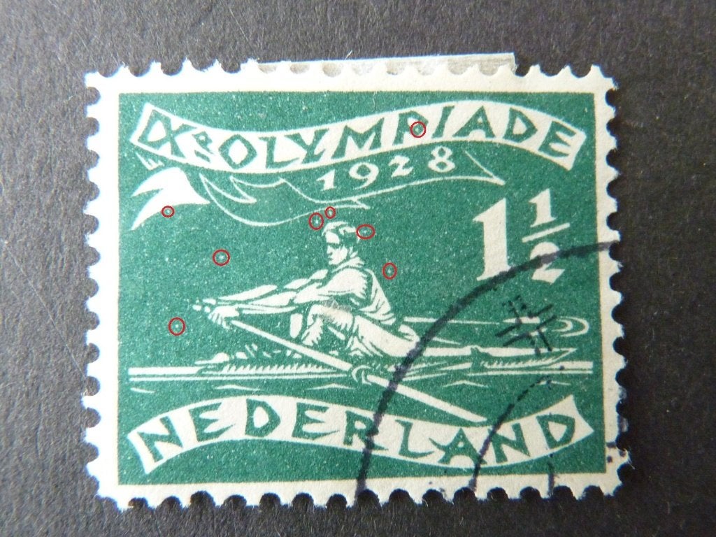 Plaatfout 212, gestempeld., Verzenden, T/m 1940, Gestempeld