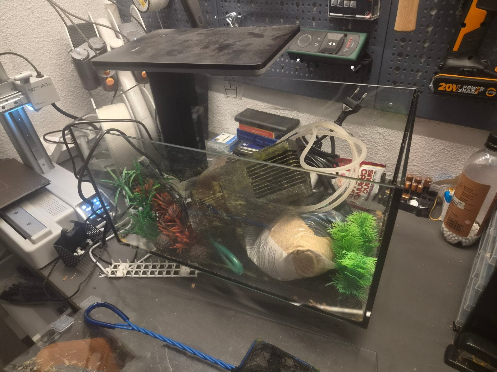 Aquarium 120L, Ophalen, Inclusief toebehoren, Zo goed als nieuw, Leeg aquarium
