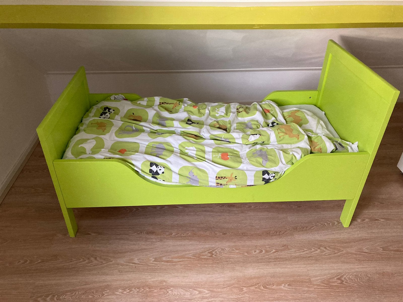 Bopita bed lime groen kinderbed 70x150 jongensbed meisjesbed, Ophalen, Gebruikt, 70 tot 85 cm, 140 tot 160 cm