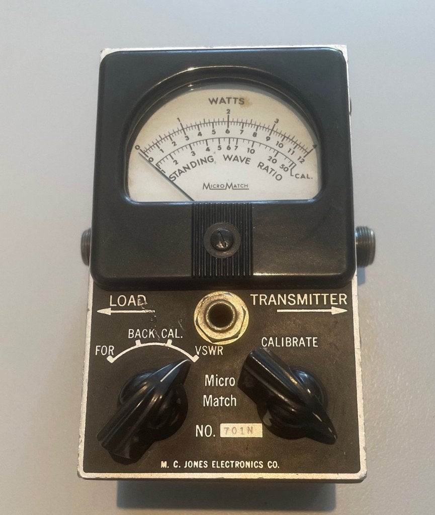 Jones Electronics  701N   SWR-Meter, Ophalen of Verzenden, Gebruikt