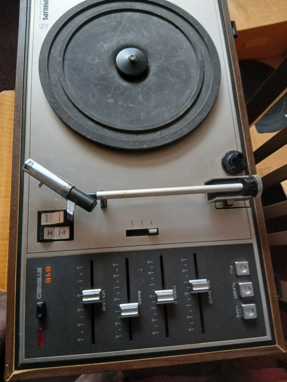 Tekoop koop philips platenspeler type 815, Ophalen, Philips