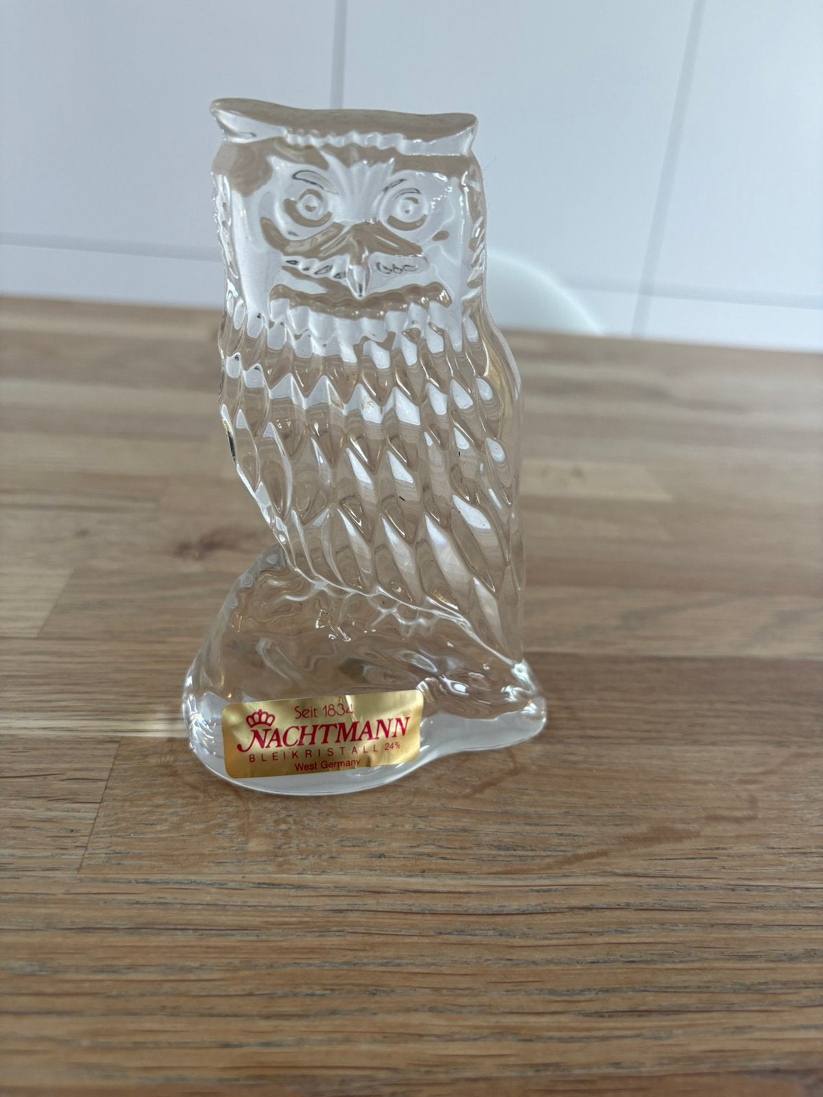 Uilenbeeldje Nachtmann kristal, Ophalen of Verzenden