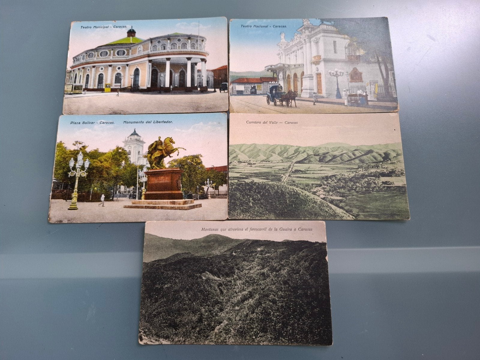 5 Oude Ansichtkaarten Caracas Venezuela - Voor 1920, Ophalen of Verzenden, Voor 1920, Ongelopen, Buiten Europa