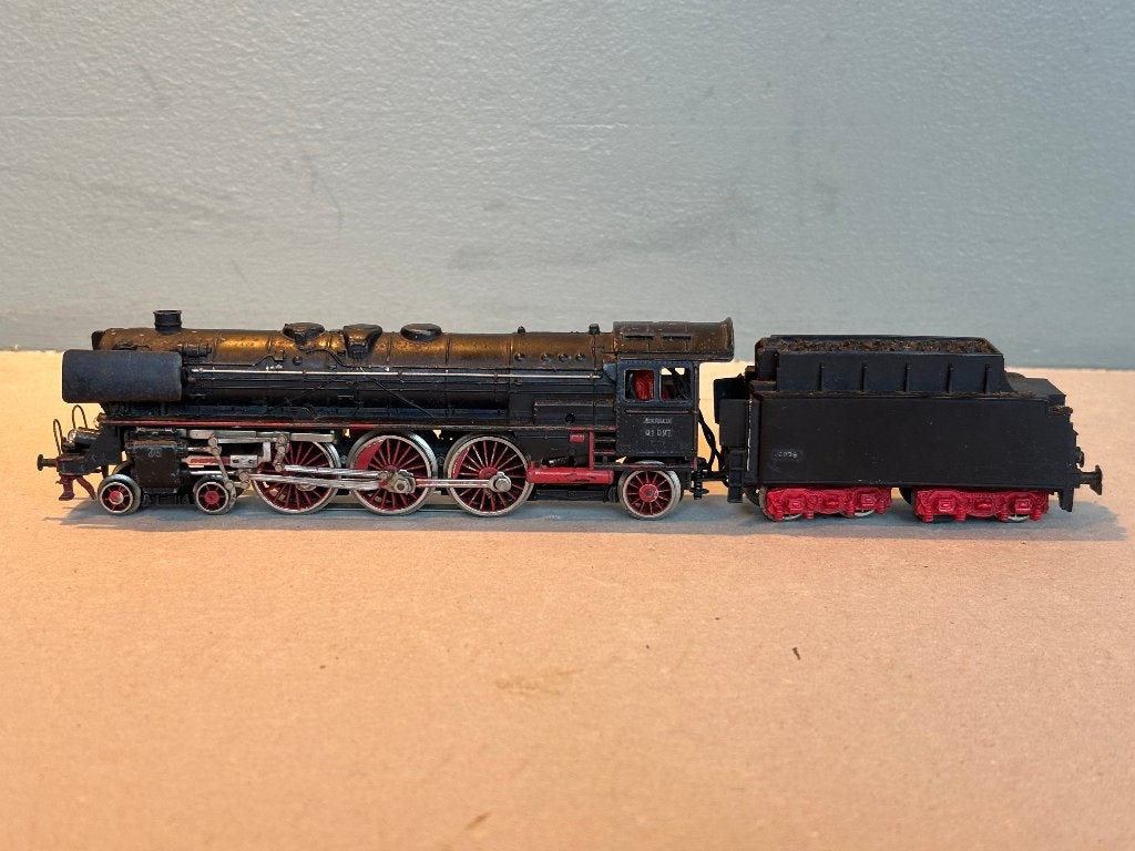 Märklin 3026 (F 800) stoomloc BR01 met telexkoppeling, Wisselstroom, Gebruikt, Locomotief, Ophalen of Verzenden