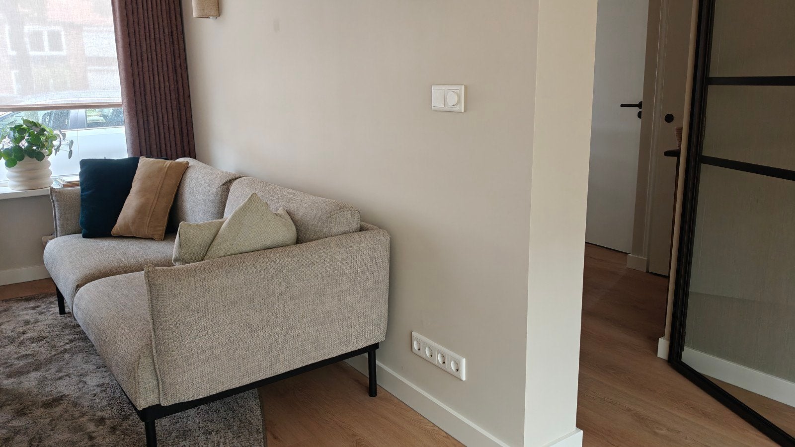Zo goed als nieuwe tweezitsbank, Huis en Inrichting, Ophalen, 150 tot 200 cm, Tweepersoons, 75 tot 100 cm