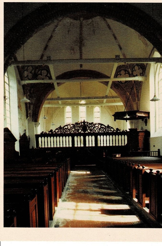 Westeremden, interieur Andreaskerk, Ophalen of Verzenden, 1980 tot heden, Ongelopen, Groningen