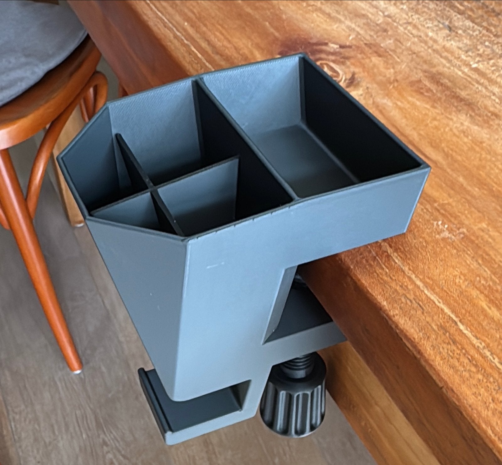 Handig 3D geprint opbergbakje voor aan tafel, Zwart, Nieuw, Kunststof, Ophalen of Verzenden