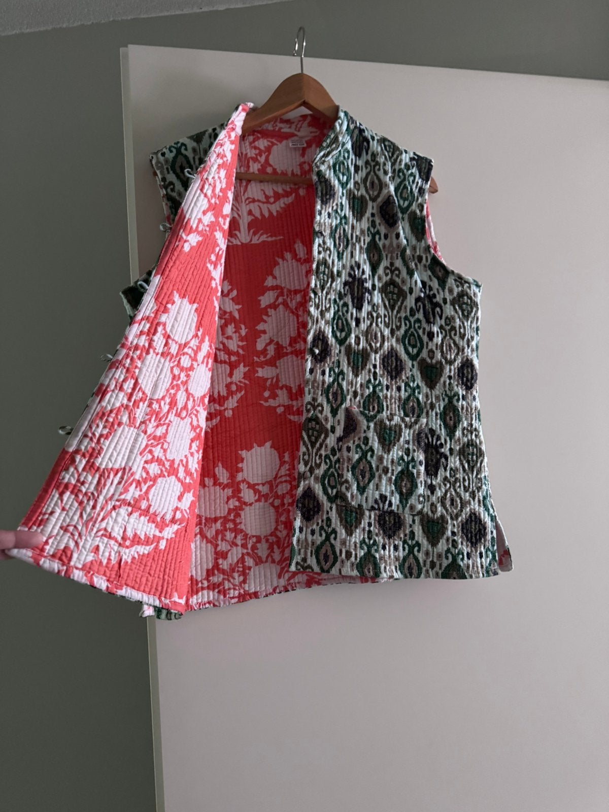 Gilet/vestje one size bieden, Ophalen, Zo goed als nieuw, Maat 38/40 (M), Groen