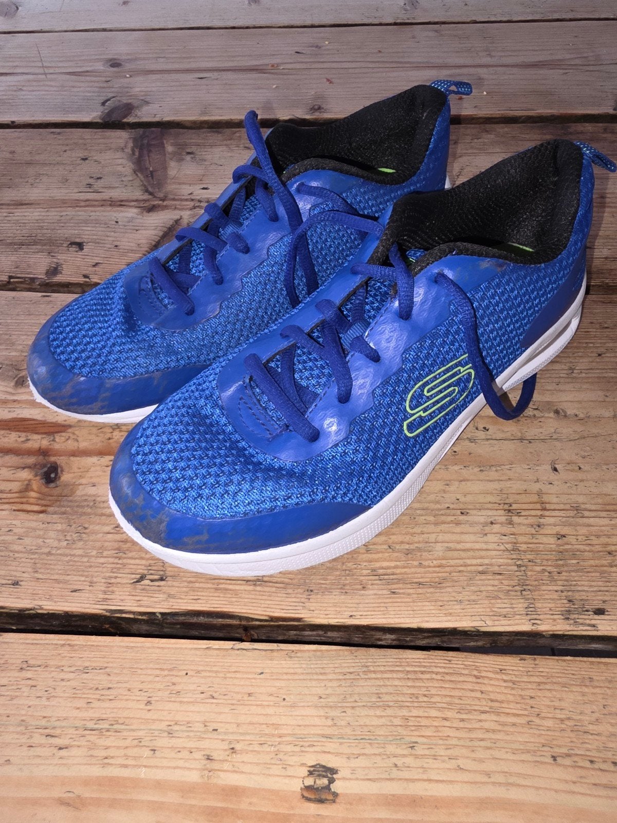 Skechers sportschoenen maat 38 - slechts binnen gebruikt, Skechers, Blauw, Sportschoenen, Ophalen of Verzenden