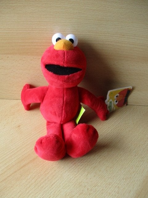 Sesamstraat Elmo beany  26cm  Sambro, Ophalen of Verzenden, Zo goed als nieuw, Overige typen