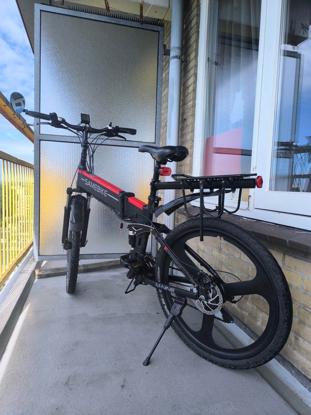 Samebike M-nine Elektrische vouwfiets E-MTB, Fietsen en Brommers, Ophalen, Zo goed als nieuw, 26 inch of meer