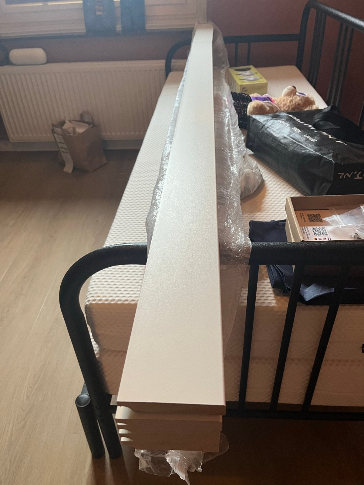 4x MDF Moderne Plinten Wit Voorgelakt (4x 2,4m), Ophalen, Nieuw, Mdf, 200 tot 250 cm