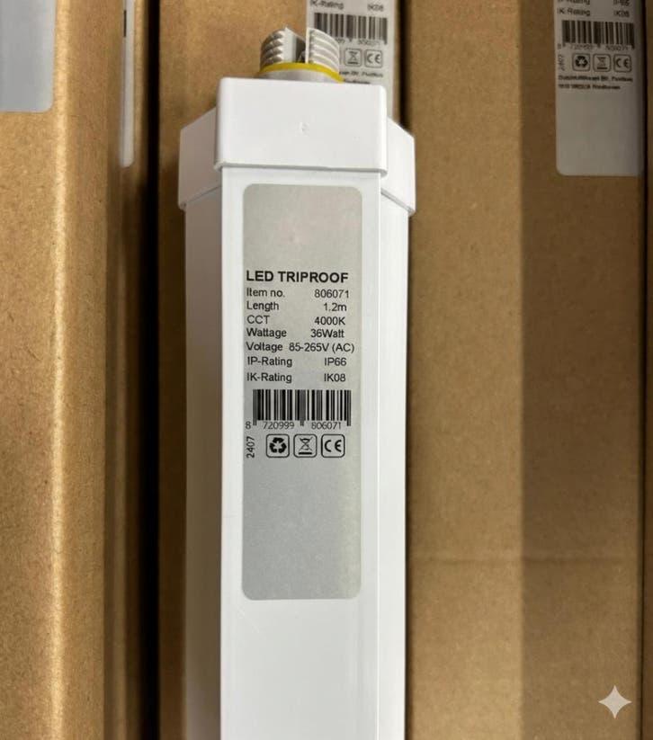 Foto 4 van Led Balk Led Montagebalk Led Tri Proof Nieuw in verpakking