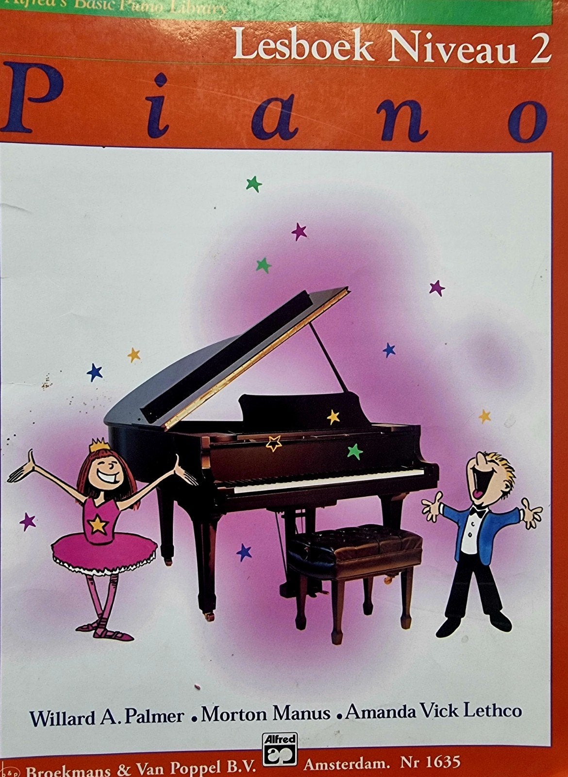 Alfred's Basic Piano Library Lesboek Niveau 2 P70, Muziek en Instrumenten, Gebruikt, Verzenden, Les of Cursus, Piano