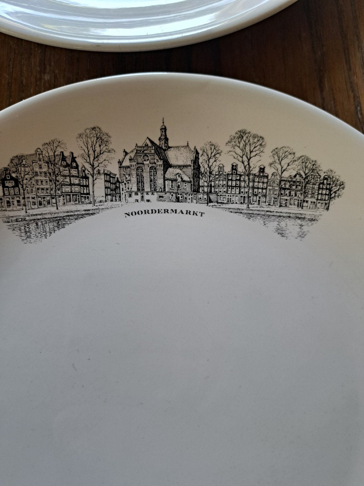 Villeroy & Boch Amsterdam grachtenpanden borden (4 stuks), Ophalen of Verzenden