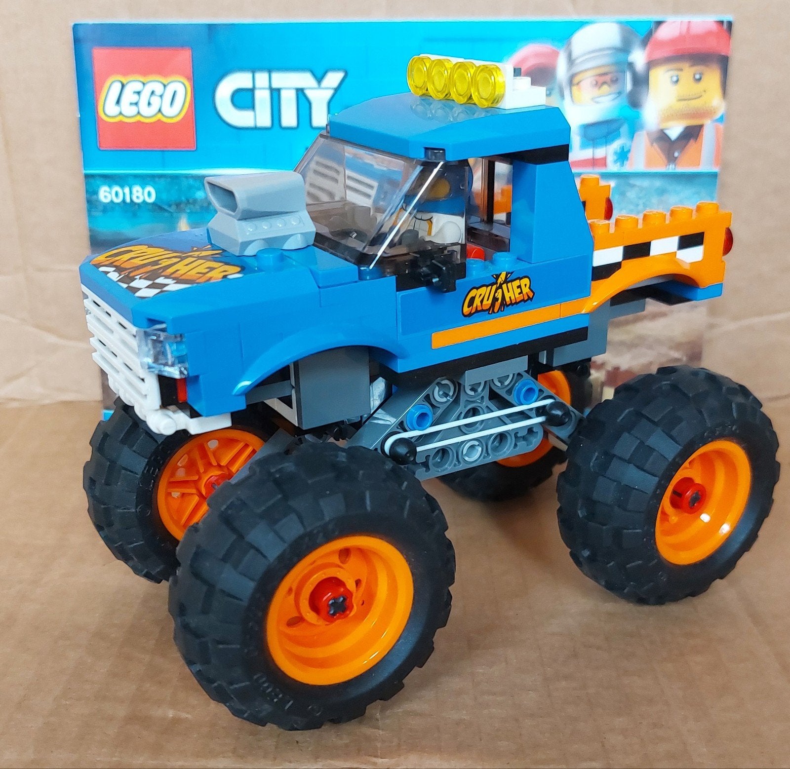 Lego City 60180 Monstertruck - compleet, Ophalen, Zo goed als nieuw