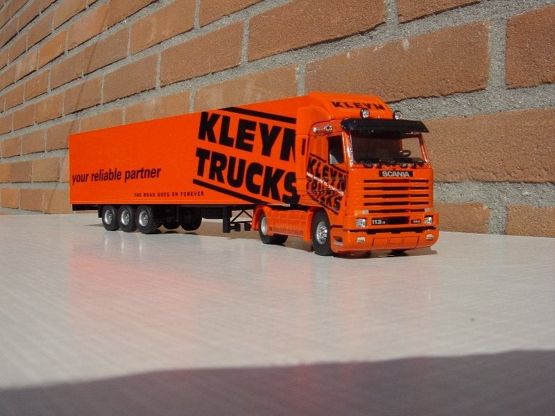 Tekno Scania 3 serie streamline en Volvo FH Kleyn, Ophalen of Verzenden, Zo goed als nieuw, Bus of Vrachtwagen, Tekno