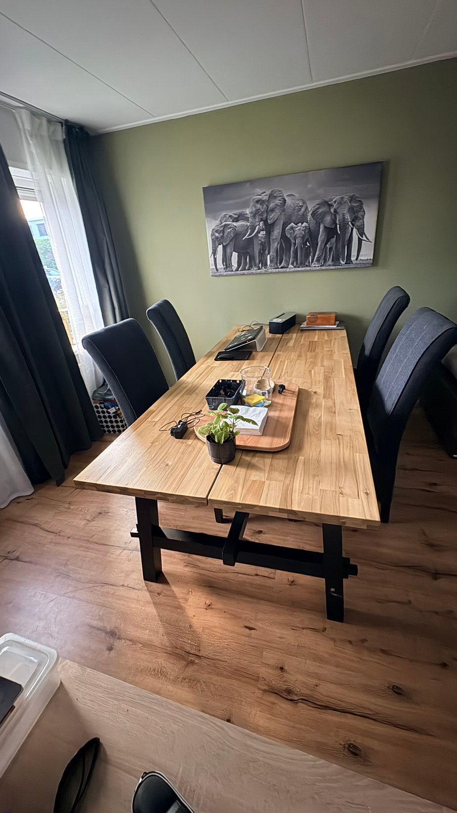 SKOGSTA ikea (massief hout), Ophalen