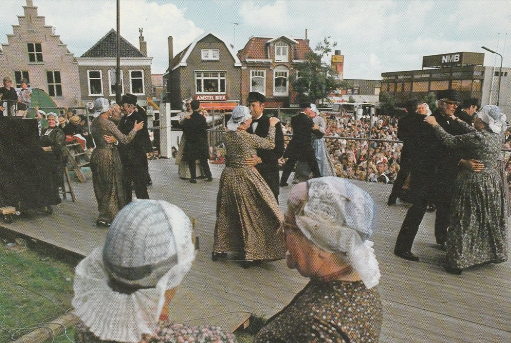 SCHAGEN Westfriese Markt Dansgroep Klederdracht, Verzenden, 1980 tot heden, Ongelopen, Noord-Holland