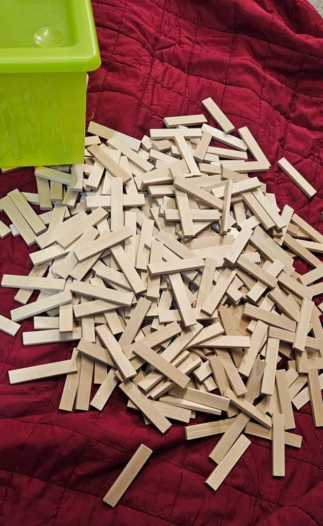 Eichhorn Houten Bouwblokken - Grote Set, Ophalen of Verzenden, Gebruikt, Overige merken