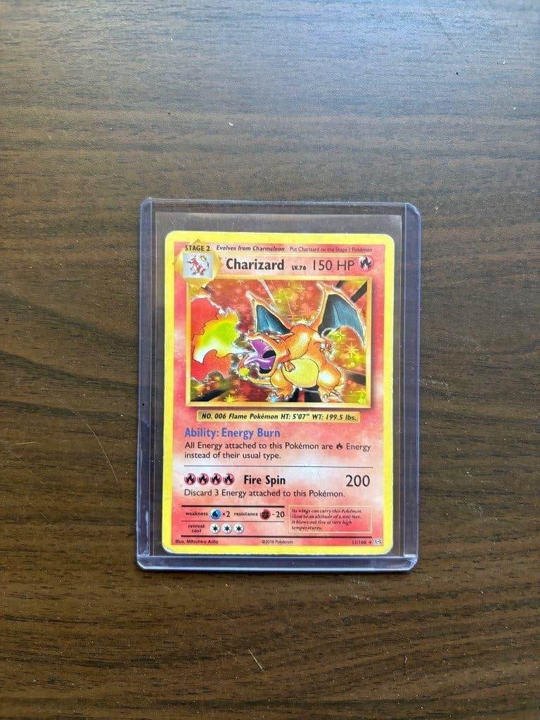 Charizard 2016, Verzenden, Gebruikt, Losse kaart, Foil