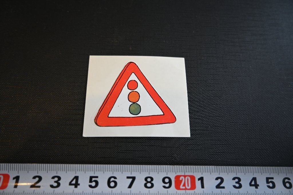 sticker Verkeerslicht stoplicht VAN NELLE BV, Verzamelen, Ophalen of Verzenden, Zo goed als nieuw