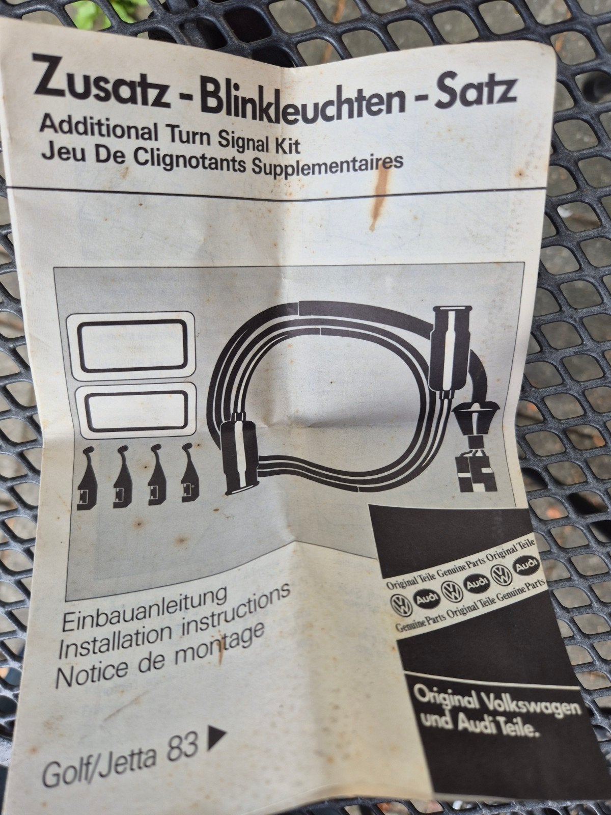volkswagen origineel extra knipperlichtset, Ophalen of Verzenden, Nieuw, Volkswagen