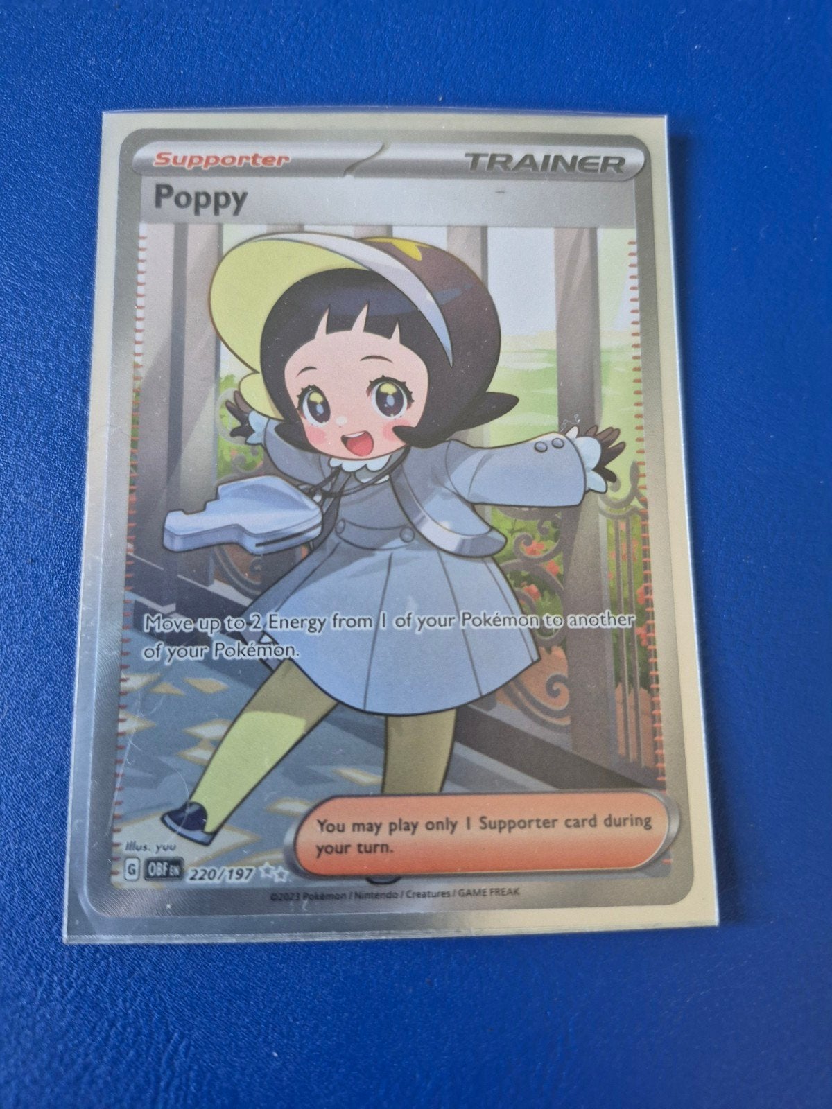 Pokémon TCG: Poppy Supporter Trainer Kaart 220/197, Ophalen of Verzenden