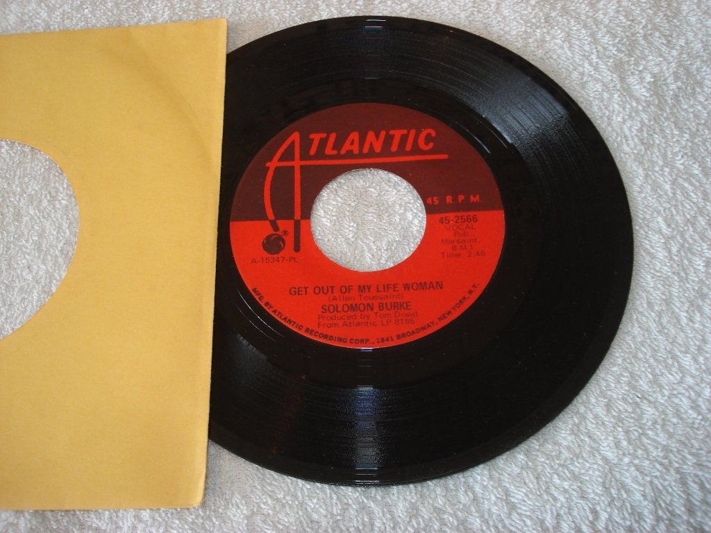 Solomon Burke    Get Out Of My Life Woman  Usa Orgineel, Originele persing, Ophalen of Verzenden, Zo goed als nieuw, R&B en Soul