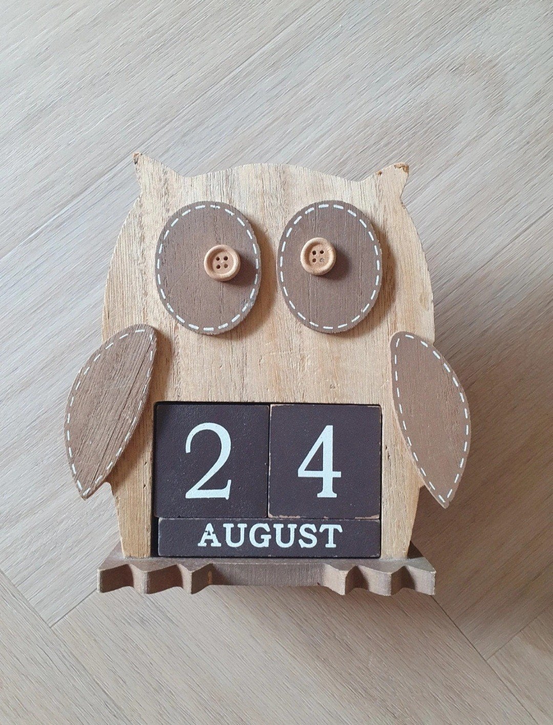 Houten uiltje kalender - Xenos, Ophalen of Verzenden, Dagkalender, Gebruikt