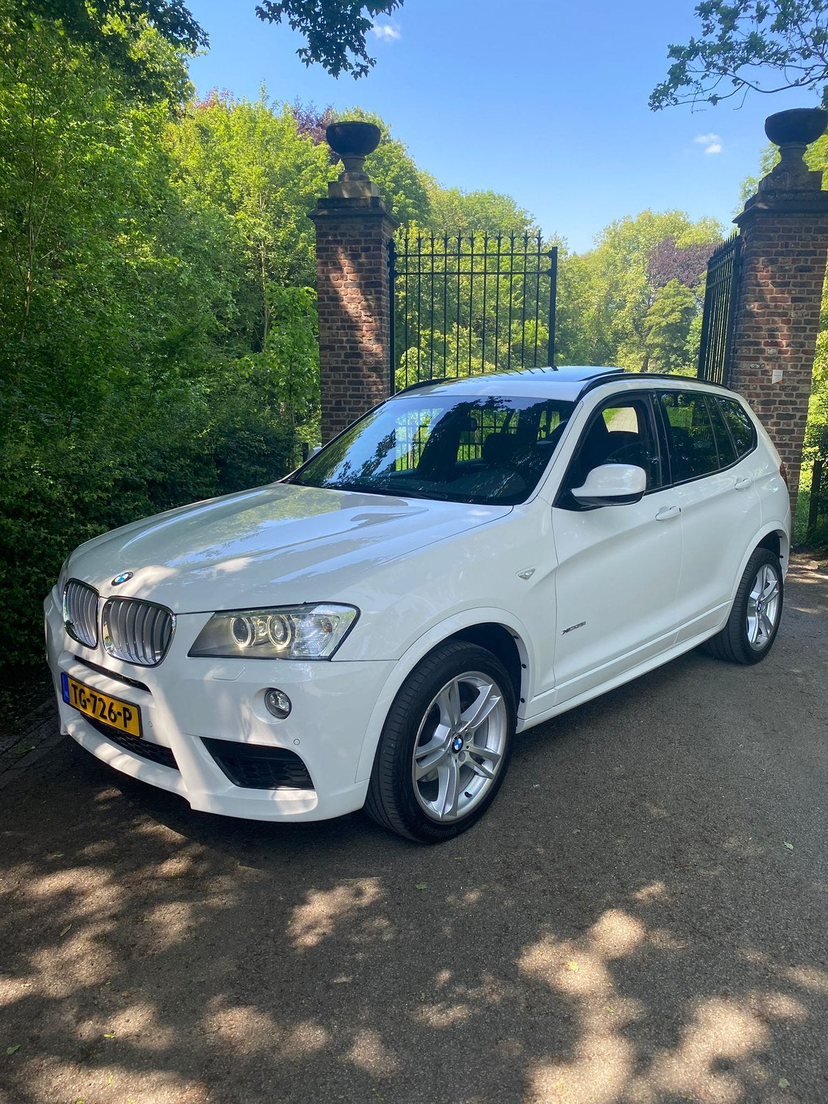 BMW X3 XDrive 35i 306pk 2012 wit, Auto's, Automaat, 1780 kg, Zwart, Wit
