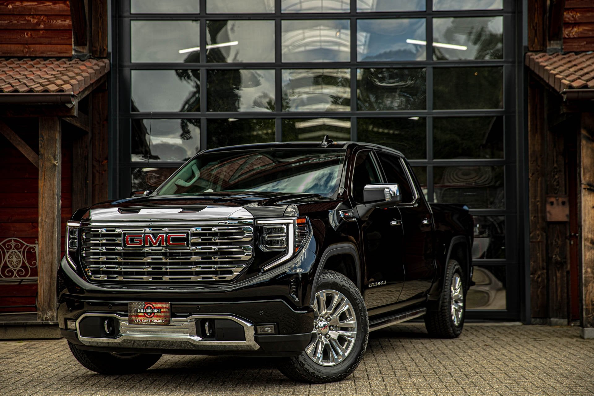 GMC Sierra Denali 6.2L V8, BPM VRIJ, full option full option, Automaat, 8 cilinders, 4 stoelen, Zwart