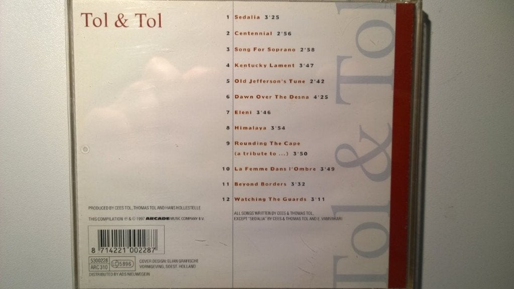 Tol & Tol - Tol & Tol (Rem!nd Label), Cd's en Dvd's, Ophalen of Verzenden, 1990 - 1999, Zo goed als nieuw