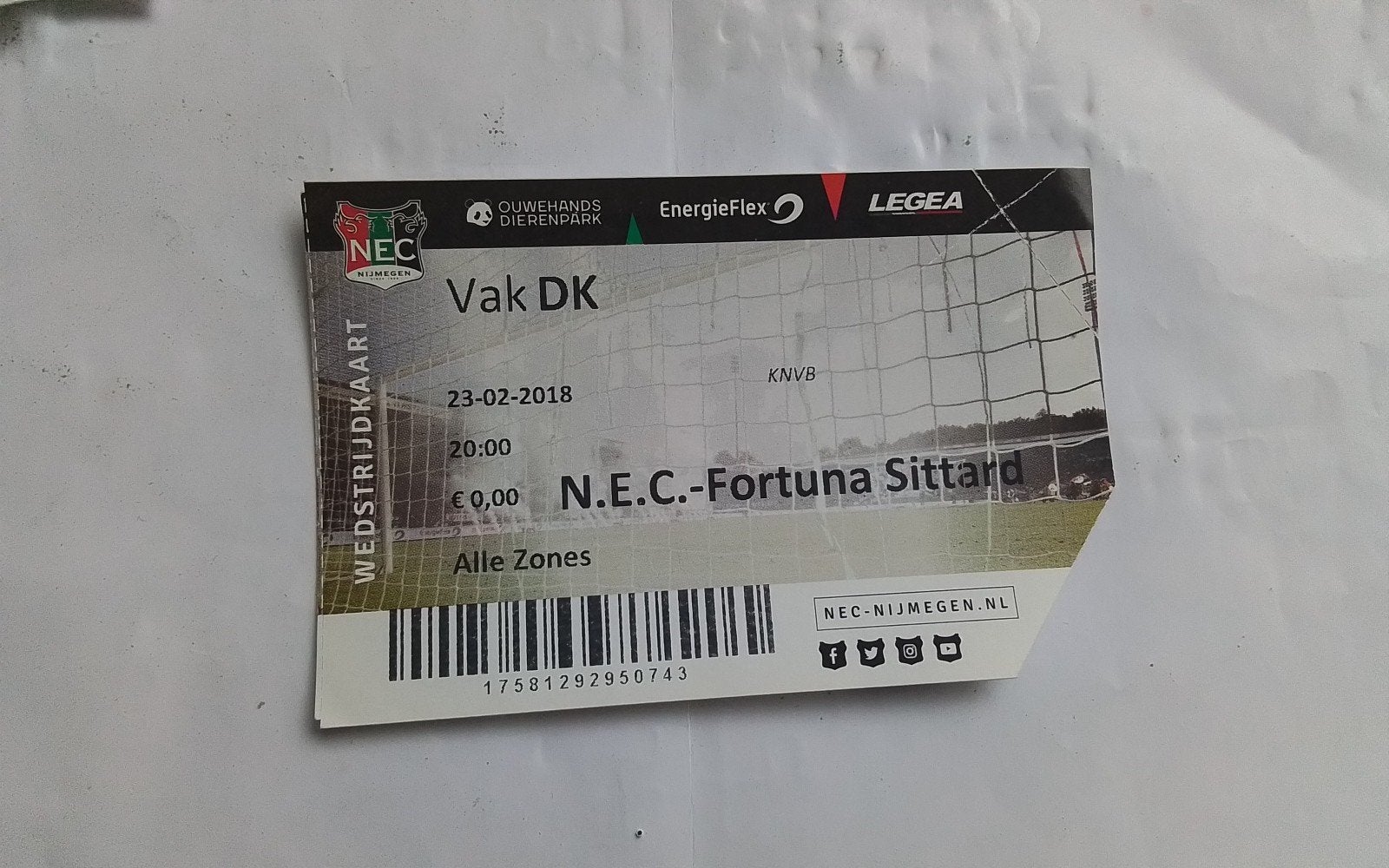 NEC Nijmegen tickets, Drie personen of meer