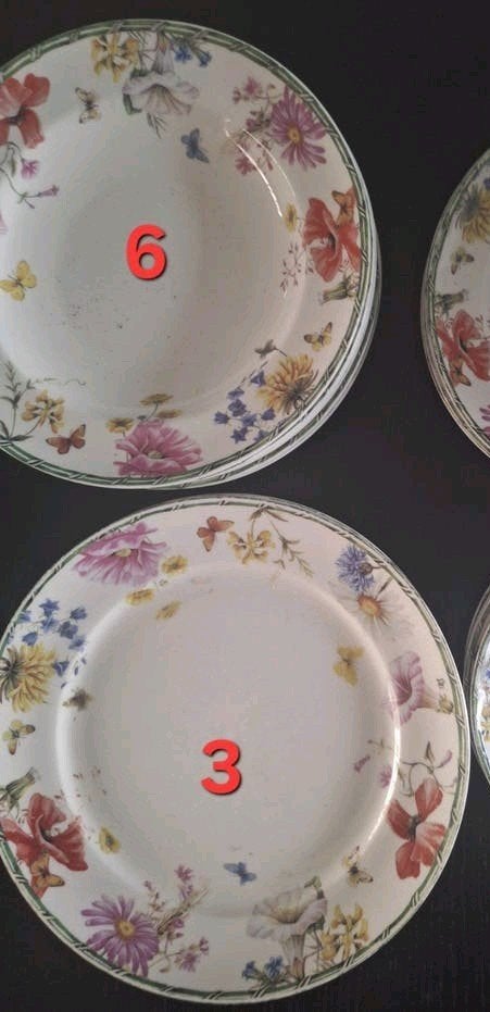 JBS Home Collection Wild Garden Borden, Ophalen, Gebruikt, Overige merken, Keramiek