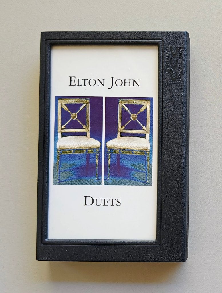 dcc Elton John Duets Bonnie Raitt George Michael Chris Rea, Cd's en Dvd's, Cassettebandjes, Verzenden, Gebruikt, Pop, 1 bandje