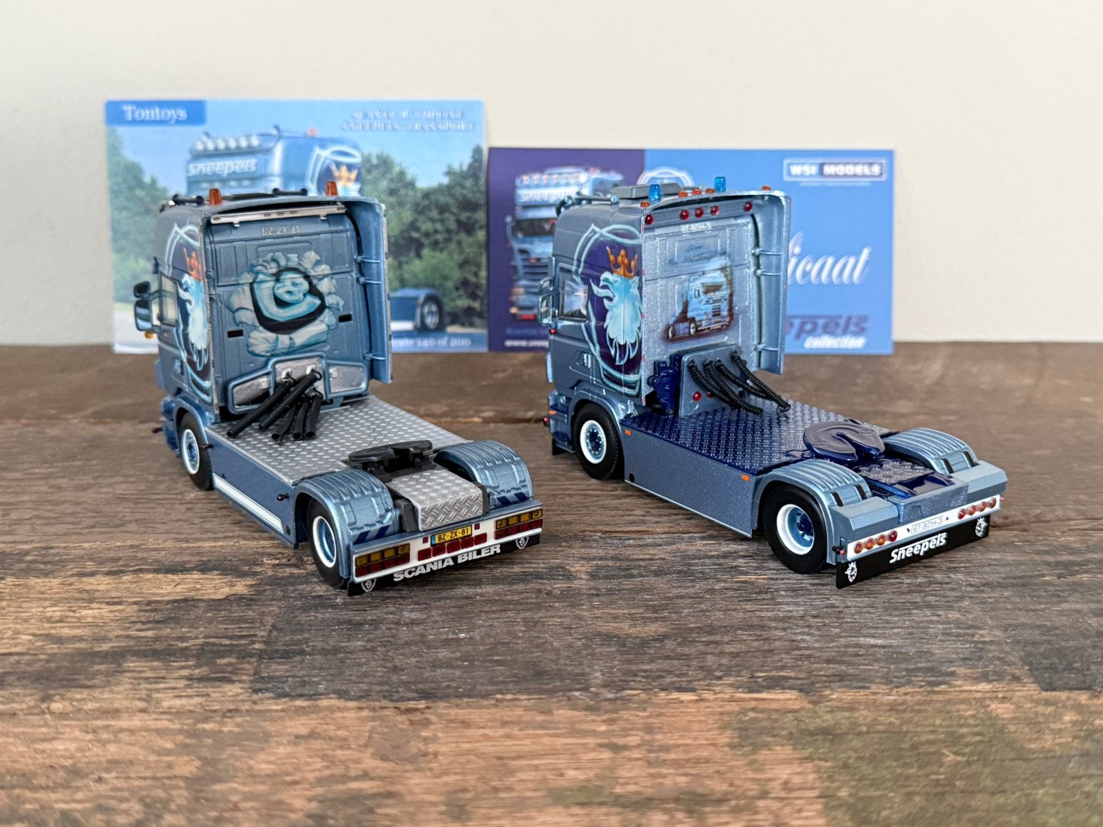 WSI - Scania Topline Sneepels set, Verzenden, Zo goed als nieuw, Bus of Vrachtwagen, Wsi