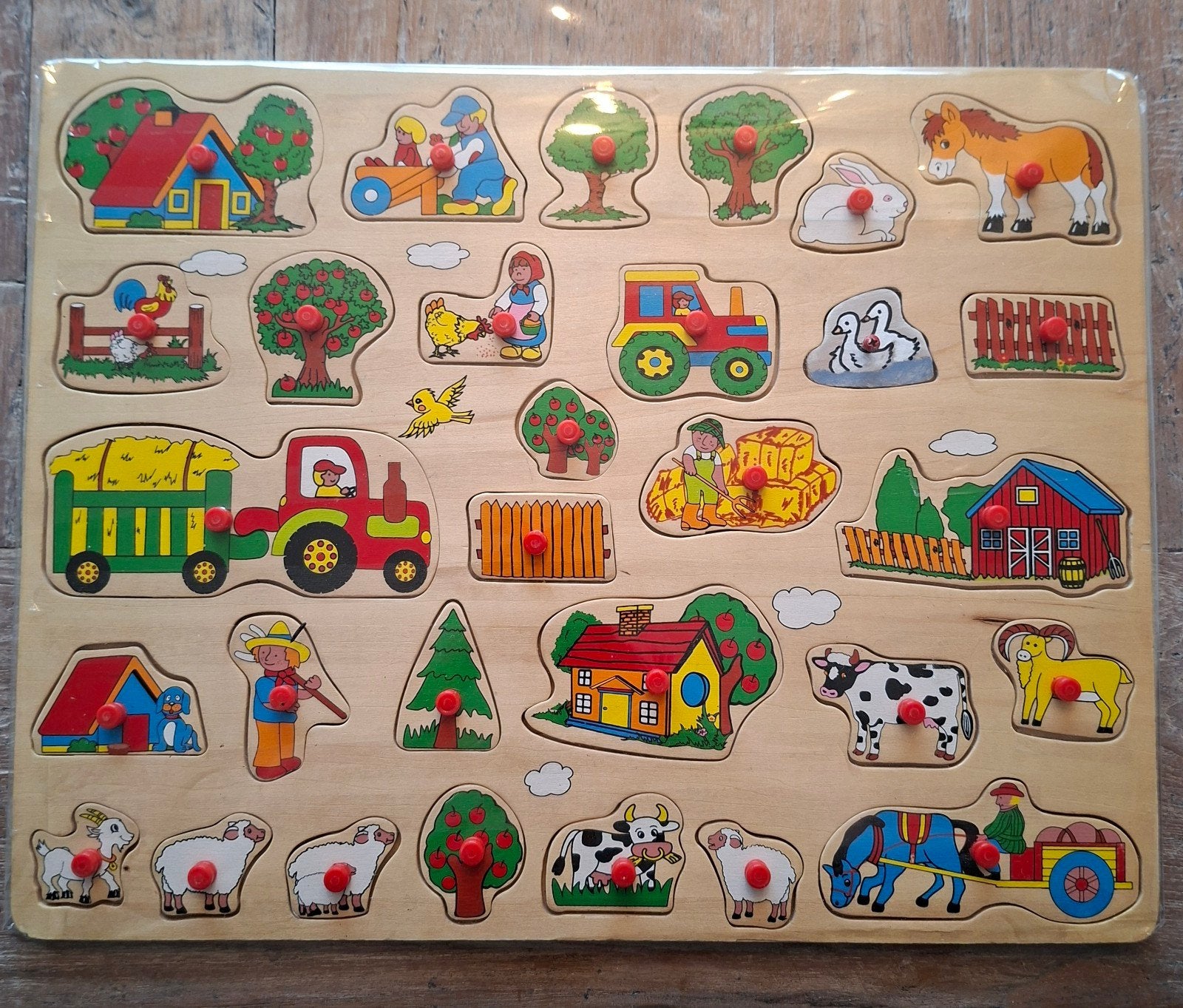 Houten puzzels, Ophalen of Verzenden, 10 tot 50 stukjes, Zo goed als nieuw
