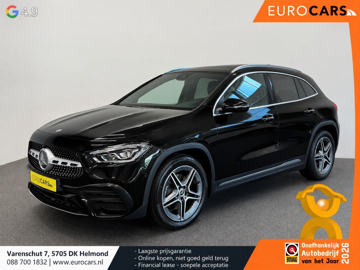Mercedes-Benz GLA-klasse 200 AMG Line Business Solution Auto, Dealer onderhouden, 15 km/l, 4 cilinders, Leder en Stof