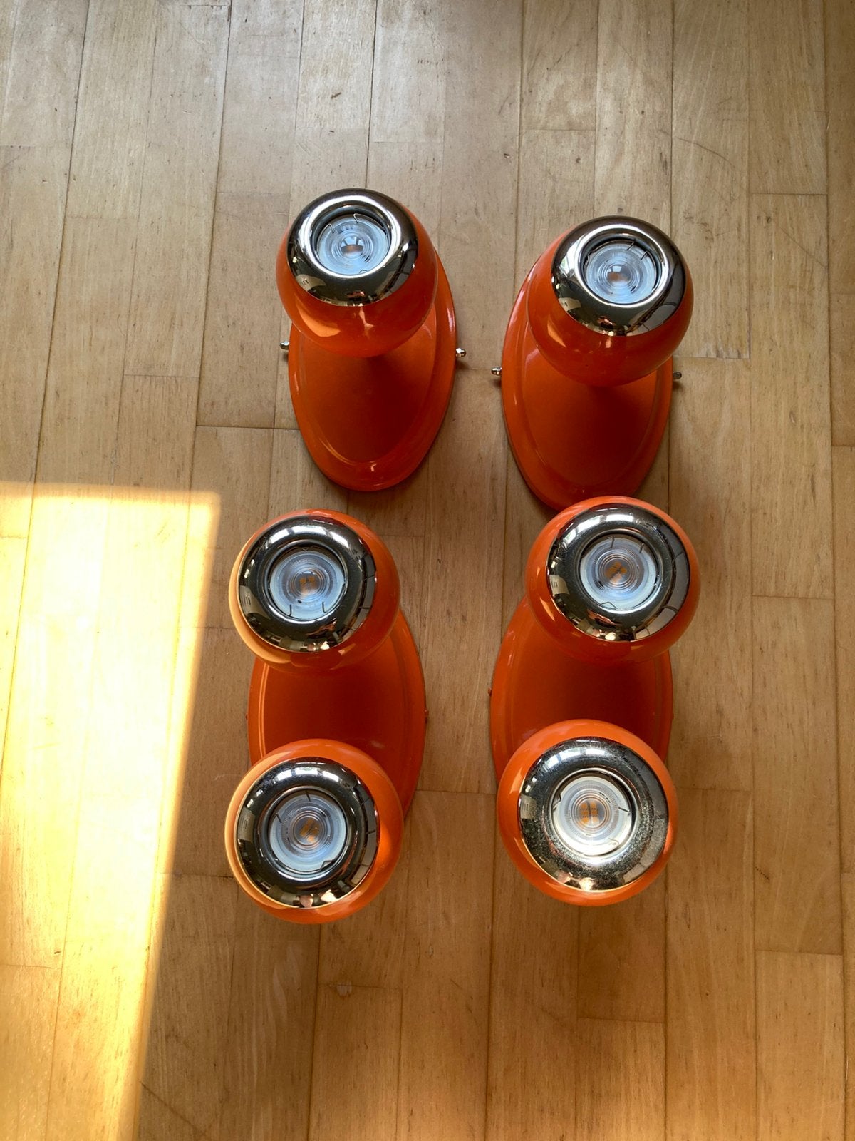 Te koop, schitterende design lampen. Inclusief led lampen, Verstelbaar, Verzenden, Zo goed als nieuw, LED