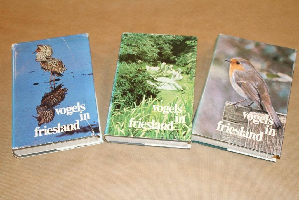Vogels in Friesland - 3 delen [compleet] zeer uitgebreid, Boeken, Ophalen of Verzenden, Gelezen, Vogels